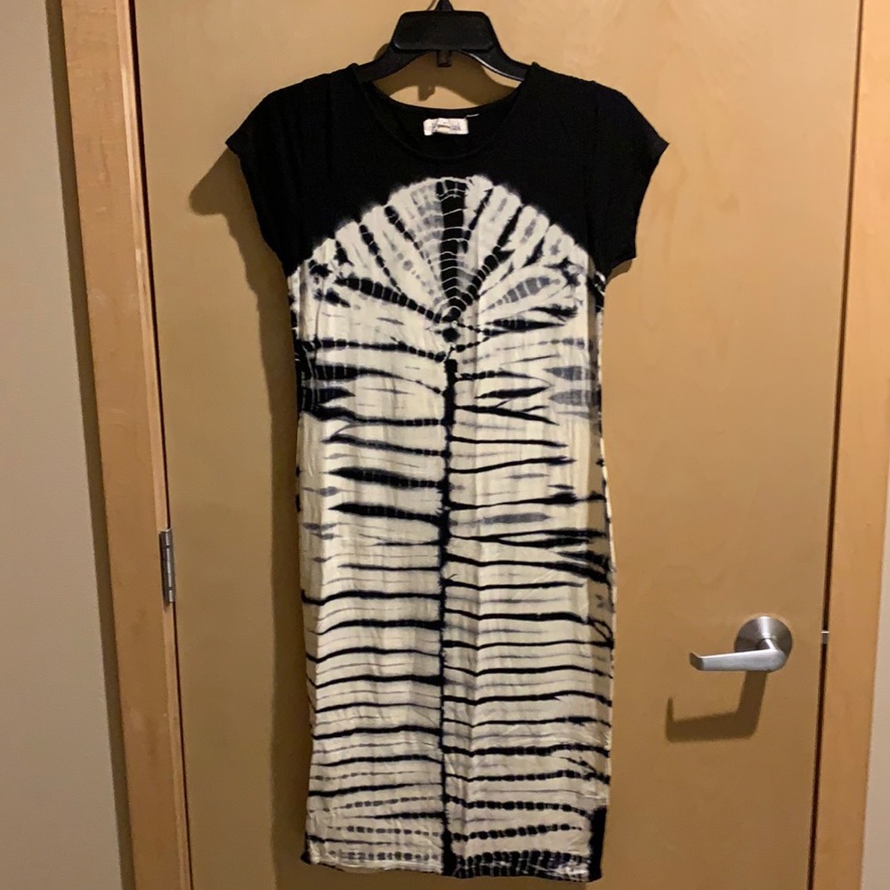 Olive + Oak bodycon tie-dye dress